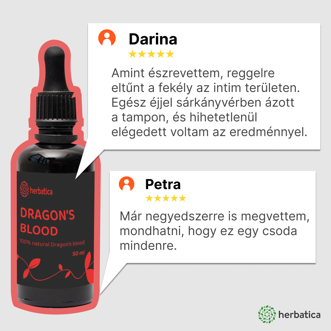 Sárkányvér cseppek felülvizsgálatát